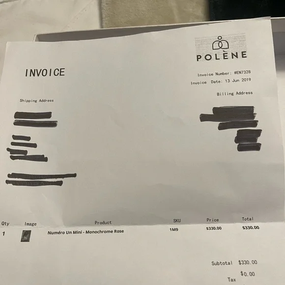 The Polene Number One Mini in light pink - Picture 4 of 14